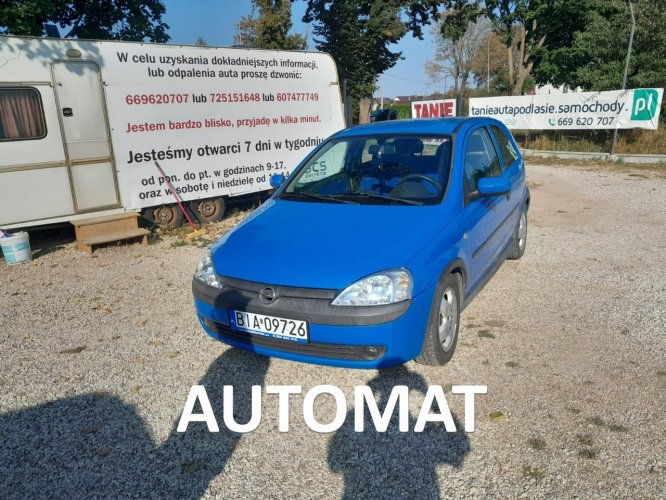 Opel Corsa 1.2 polautomat idealny do miasta Tanie Auta SCS Białystok Fasty C (2000-2006)