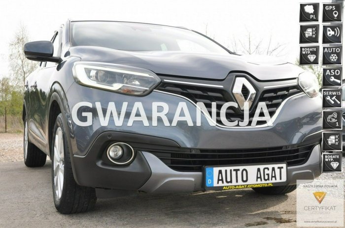 Renault Kadjar nawi*pół skóra*gwarancja*jak nowy*ledy*bluetooth I (2015-)