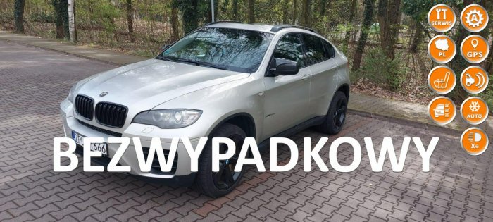 BMW X6 Uszkodzonysilnik/AbsolutnieBezwypadkowy/Zadbany/udok.przebieg E71 (2008-2014)