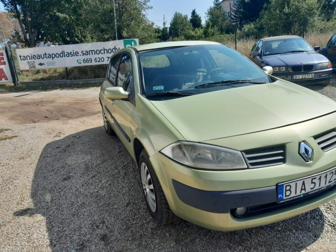 Renault Megane 1.6 z gazem, ładny stan Tanie Auta SCS Białystok Fasty II (2002-2008)