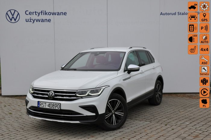 Volkswagen Tiguan 2.0TSI 190KM 4Motion DSG Elegance Kamera Podgrz.Szyba 1wł Gwar. II (2016-2024)