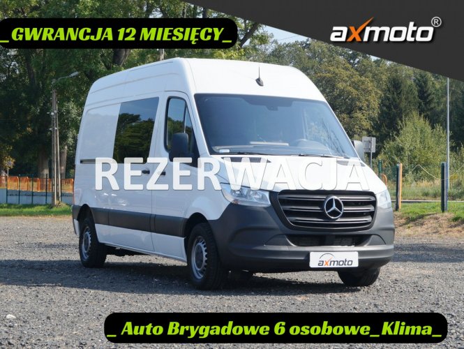 Mercedes Sprinter Brygadówka / 6 Miejsc / Salon Polska / Jeden właściciel