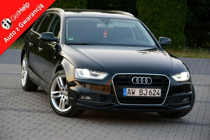 Audi A4  S-line Radar ACC  Skóry BI-Xenon Ledy Navi 2xPDC Keylessgo el.klapa B8 (2007-2015)