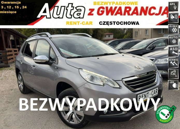 Peugeot 2008 1.2i*OPŁACONY*Bezwypadkowy*92.000km*Navi Klima Serwis VIP GWARANCJA24M I (2013-2019)