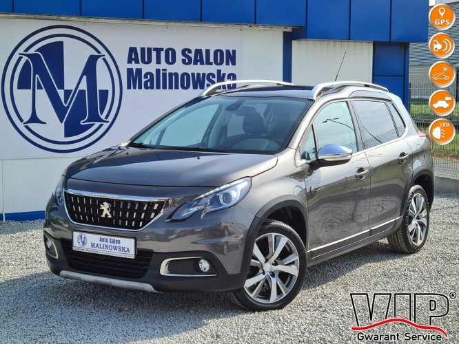 Peugeot 2008 Automat SzklanyDach Navi Kamera Led Półskóry PDC GripControl Alu I (2013-2019)