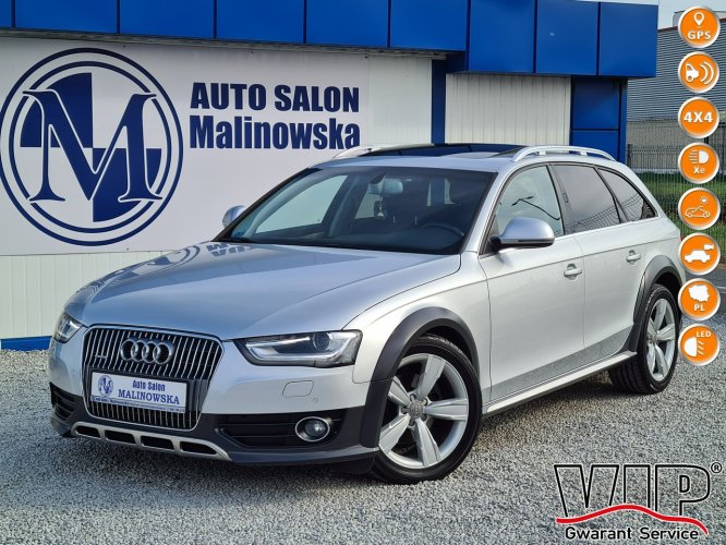 Audi A4 Allroad Quattro Navi Kamera Szyberdach Skóra 2xPDC Xenon Led Wolne Ręce Alu