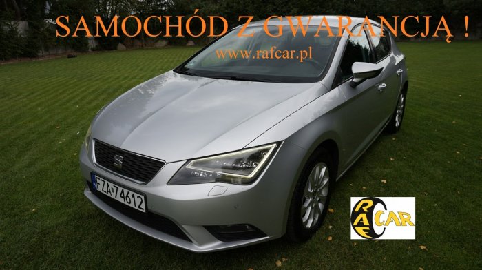 Seat Leon z Niemiec zarejestrowany piękny. Gwarancja III (2012-)