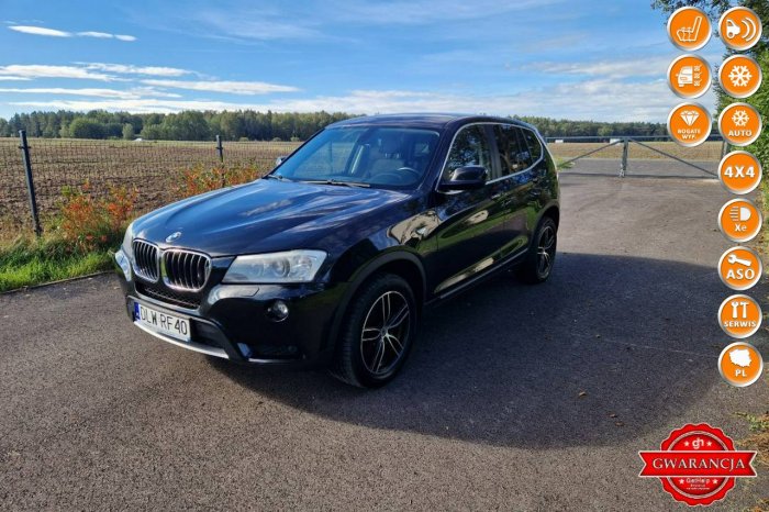 BMW X3 2.0d 184KM 4x4 xDrive Sportline Wymieniony rozrząd w ASO! Gwarancja F25 (2010-)