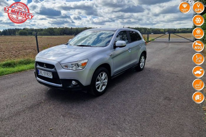 Mitsubishi ASX 1.6 117KM 79tys.km! Navi Kamera Zadbany Zarejestrowany Gwarancja