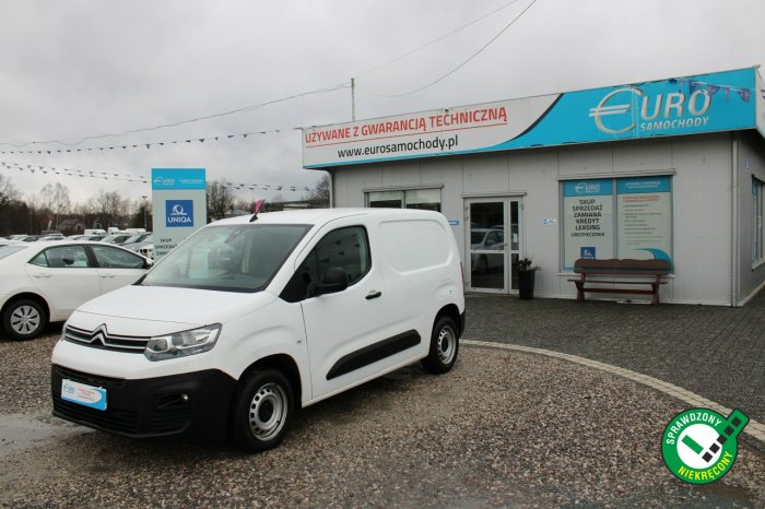 Citroen Berlingo 1.5BlueHD F-Vat L1 Gwarancja Kamera PolskiSalon