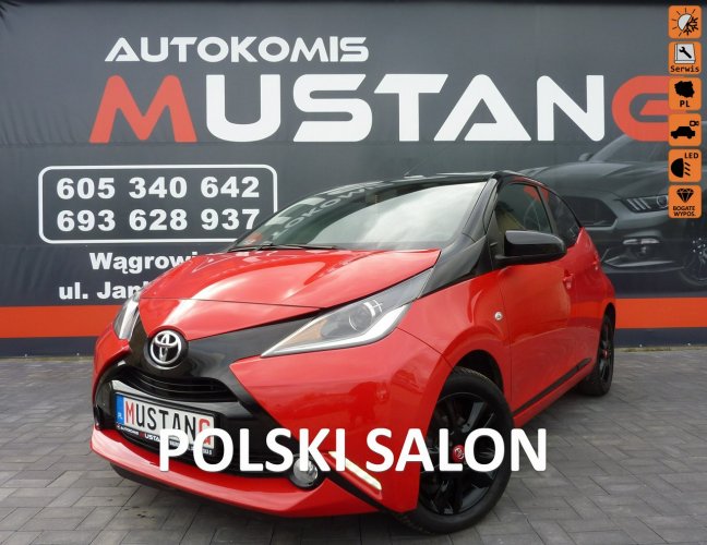 Toyota Aygo 1.0 Benzynka 69Ps*POLSKI SALON*Klima*Kamera*Tempomat*Bezwypadkowy II (2014-)