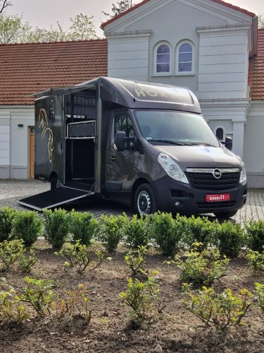 Opel Movano Koniowóz, Max LONG, 3 Miejsca,Klimatyzacja,Kam>Cof.Kam.Na Stanowiska