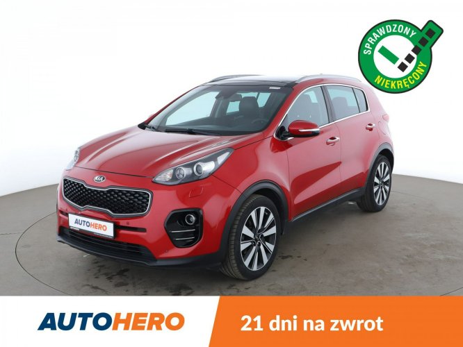 Kia Sportage automat, 140KM, skóra, navi, panorama, czujniki i kamera cofania IV (2016-2021)