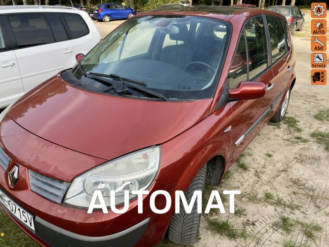 Renault Scenic Automat/Benz silnik/Klimatronik/Isofix/Alufelgi/Niski przebieg/Szyberd II (2003-2009)