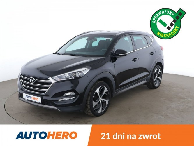 Hyundai Tucson automat 4x4 navi kamera hak grzane fotele Bluetooth LED III (2015-2020)