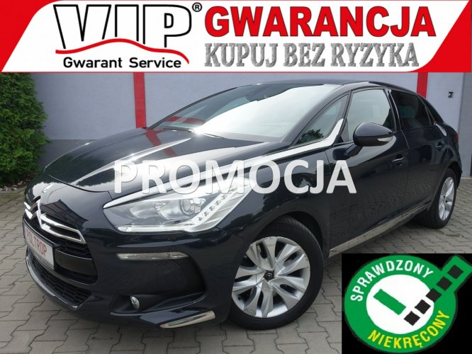 DS Automobiles DS 5 2,0D Automat Navi Ledy Półskóra Klimatronik 1.Właściciel VIP Gwarancja