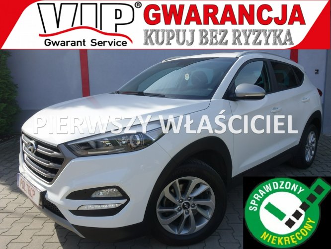 Hyundai Tucson 1,6i Navi Alu Ledy Klimatronik rej.2018r. 1.Właściciel VIP Gwarancja III (2015-2020)