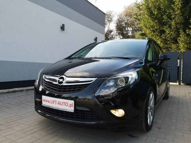 Opel Zafira 1.4T 140 KM Klimatronik Temp 7 osób Navi Ledy ALU 18 OPC Bi xenon C (2011-)