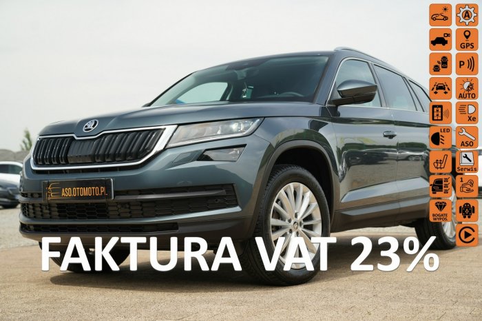 Škoda Kodiaq STYLE acc kamera FUL LED skóra podgrzewane fotele BLIS alusy FULL OP. I (2016-2024)