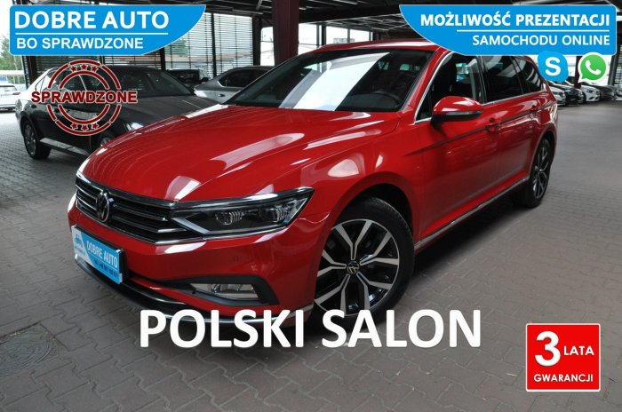 Volkswagen Passat 1.5 150KM DSG, Matrix, MartwePole,Kamery360,El.Klapa,HandsFree,FV23% B8 (2014-2023)