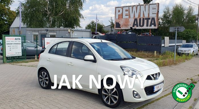 Nissan Micra Alufelgi oryginalne/Klimatronik/Tempomat/ Biała perła/Niski przebieg K13 (2010-2016)