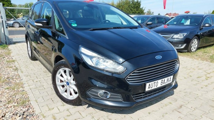 Ford S-Max 2.0 180ps 2xPDC Tempomat Navi LED HAK 7-Osobowy Asystent pasa Ruchu II (2015-)