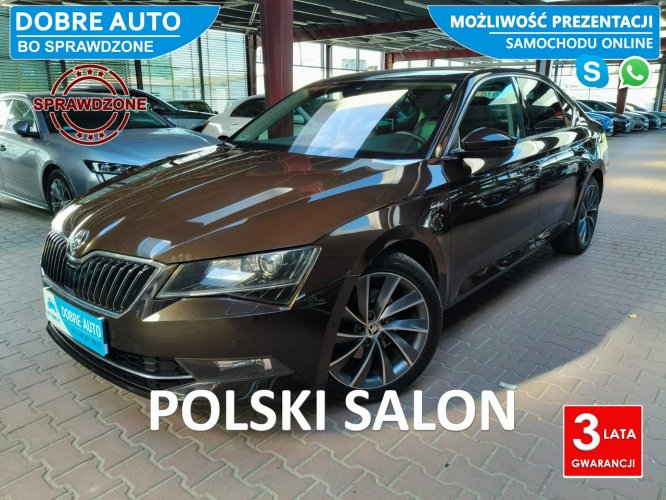 Škoda Superb 2.0 220KM DSG L&K Skóra,Wentyl./GrzaneFotele,El.Klapa,MartwePoleFV23% III (2015-2023)