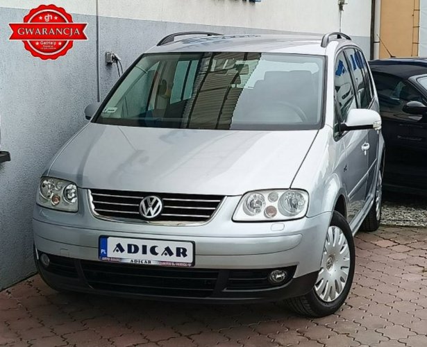 Volkswagen Touran &-osobowy, klimatronik, el.szyby, tempomat, 6biegów, zarejestrowany I (2003-2010)