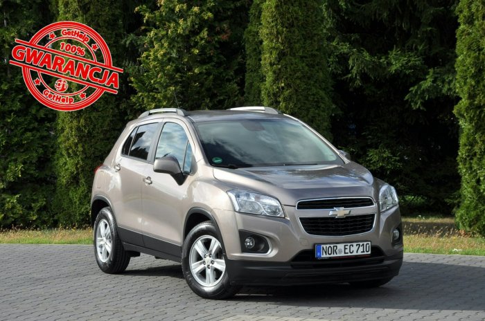 Chevrolet Trax 1.4T(140KM)*143tyś.km*Klimatyzacja*Parktronik*Reling*I Wł*Alu16"ASO