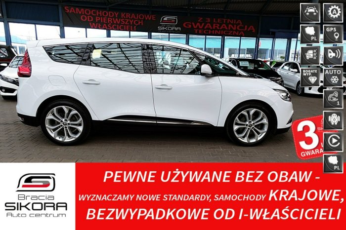 Renault Grand Scenic 7-Osób NAVI+Led 3Lata GWARANCJI 1wł Kraj Bezwypadkowy fv23% III (2016-2021)