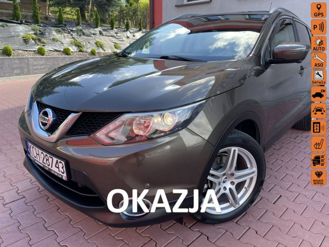 Nissan Qashqai Navi,Kamera 360,KlimaTronik,Panorama,Pdc,Serwis,Super //GWARANCJA/ II (2013-2021)