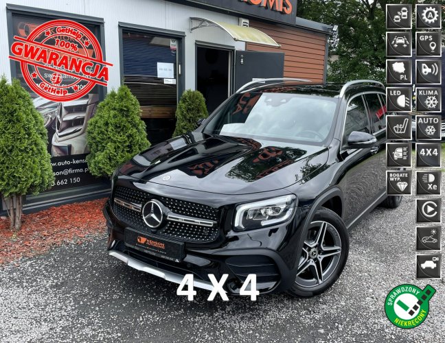 Mercedes GLB 7-mio osobowy, Skórzana tapicerka, Szyber dach, Full LED, Kamera cofan