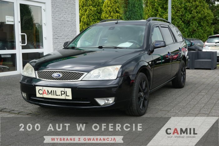 Ford Mondeo Ghia, kasna skóra, grzane fotele, duży wyświetlacz, Alu Mk3 (2000-2006)