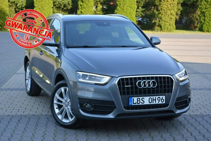 Audi Q3 Quattro bi-xenon Led Skóry Navi Czarny Sufit Park Assit Bose 2XParktr. 8U (2011-2014)