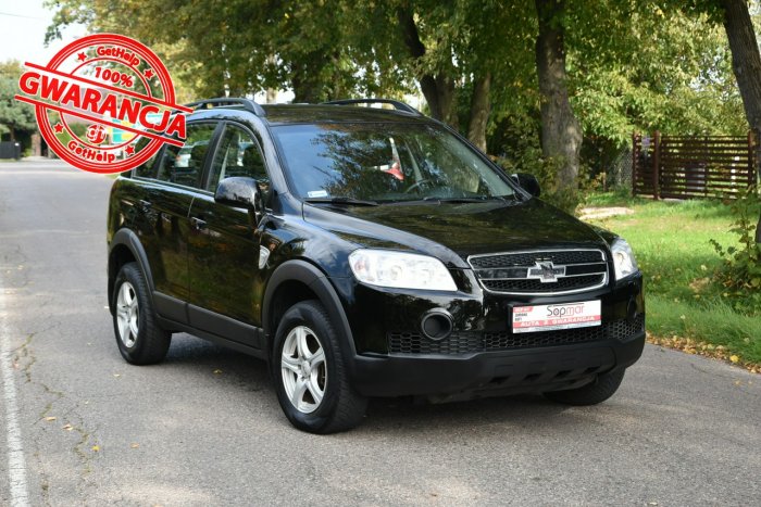 Chevrolet Captiva 2.4i 136KM 2008r. Klima HAK Isofix Alufelgi Czujniki parkowaniaPOLECAM I (2006-2011)