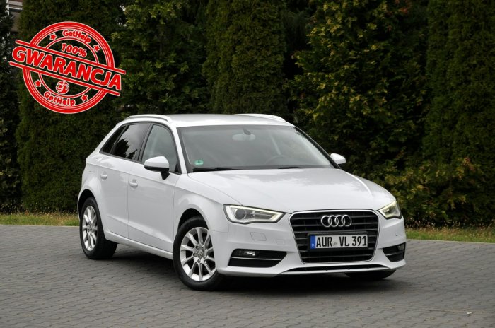 Audi A3 1.6TDI(105KM)*Bi-Xenon*Led*Klimatronik*Welur*Reling*Chrom*Alu16"ASO 8V (2012-)