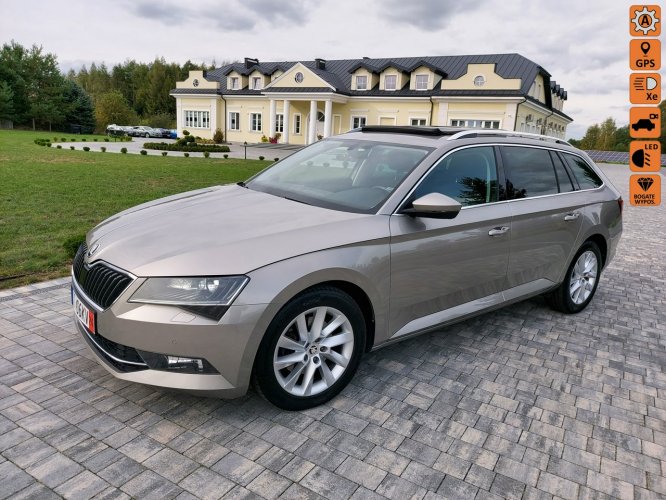 Škoda Superb Kamera Navi automat XENON LED PANORAMA PRZEBIEG III (2015-2023)