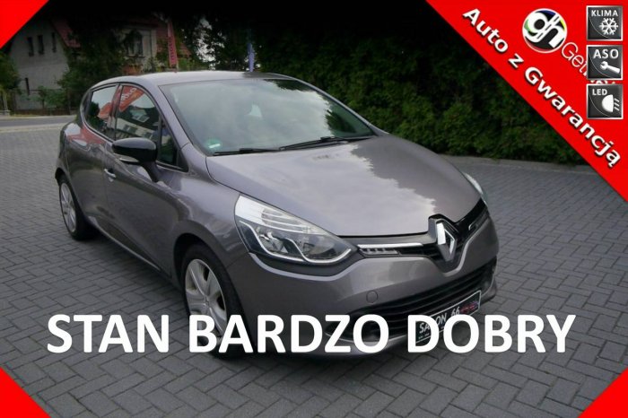 Renault Clio Navi Led Stan Idealny klima 100%bezwypadkowy z Niemiec Gwarancja 12-mc IV (2012-)