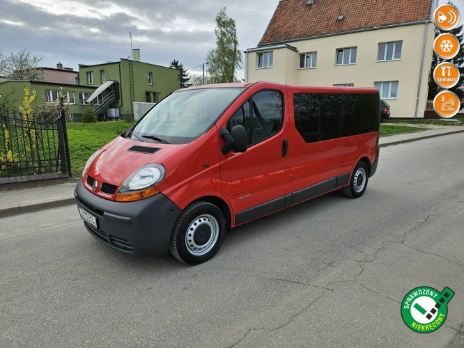 Renault Trafic Opłacony Zdrowy Zadbany Serwisowany Wersja Długa Klima Nawiewy Tył 1Wł II (2001-2014)