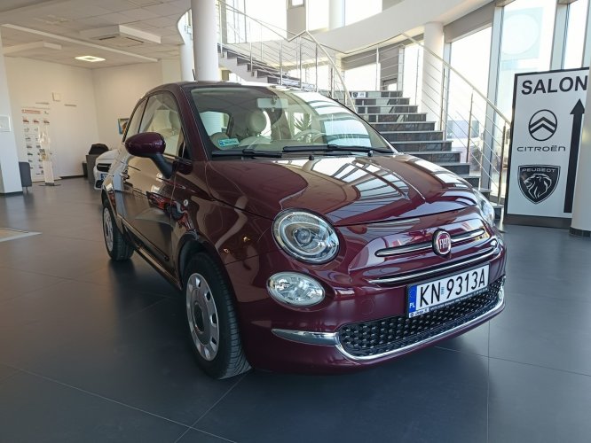 Fiat 500 Lounge 1.2 8v 69KM, Salon PL, 1 właściciel,serwisowany, niski przebieg I (2007-)