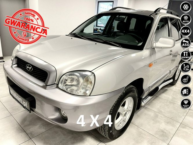 Hyundai Santa Fe 2.0 112KM 4x4 4WD*PREMIUM*Skóry*Alu felgi*Klimatronic*Z Niemiec I (2000-2006)