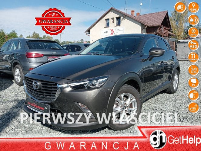 Mazda CX-3 2.0 Skyactiv-G 120 Exclusive-Line Klimatronic Navi LED Kredyt Bez BIK