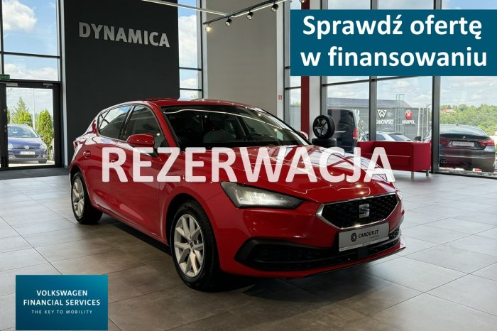 Seat Leon Style 1.5TSI 130KM M6 2021/2022 r., salon PL, f-a VAT, gwar. fabryczna IV (2020 - )