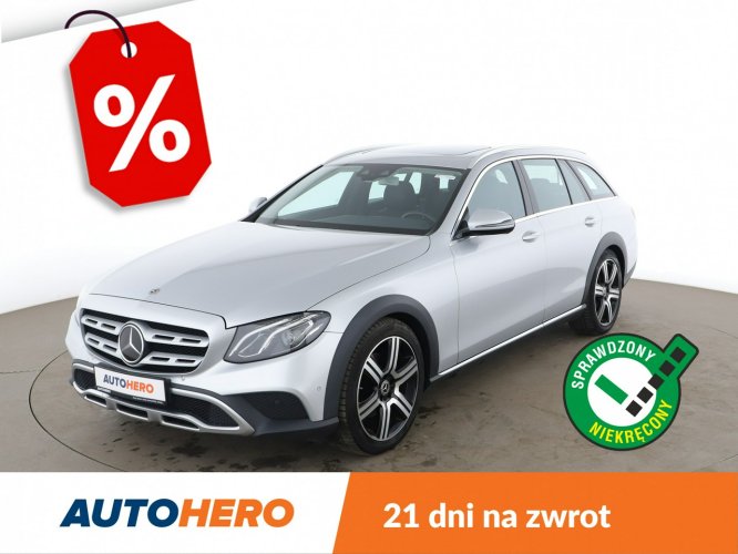 Mercedes E 220 2.0D Automat AllTerrain 4Matic Navi Tempomat Skóra GrzaneFotele Kamera W213 (2016-)