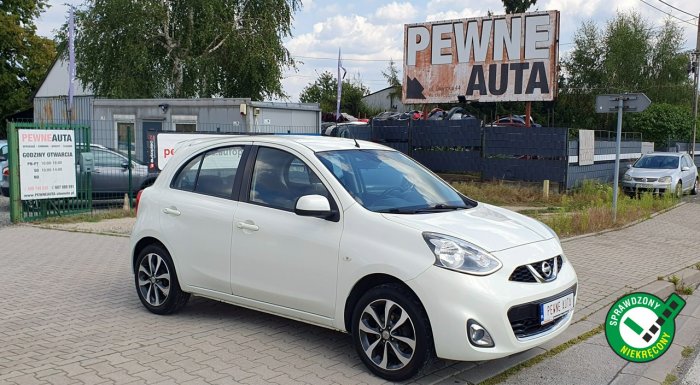 Nissan Micra Alufelgi oryginalne/Klimatronik/Tempomat/ Biała perła/Niski przebieg K13 (2010-2016)