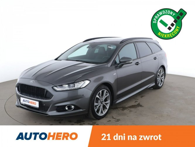 Ford Mondeo automat, 240KM, półskóra, LED, navi, klima auto, kamera i czujniki par Mk5 (2014-)