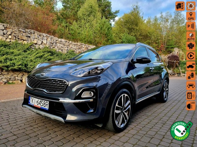 Kia Sportage Automat Półskóry Ledy Navi Bezwypadek Lift IV (2016-2021)