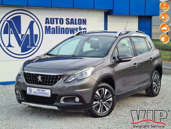 Peugeot 2008 Navi Kamera Półskóry PDC Klimatronik Led Sensory Tempomat Alu I (2013-2019)