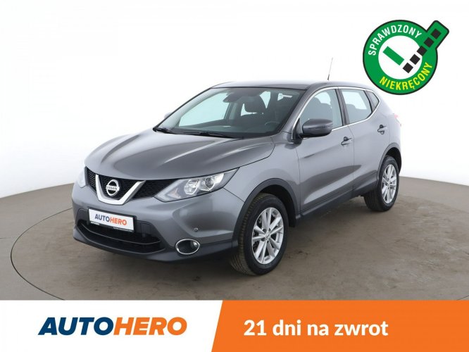 Nissan Qashqai 163KM, navi, klima auto, kamera i czujniki parkowania, grzane fotele II (2013-2021)