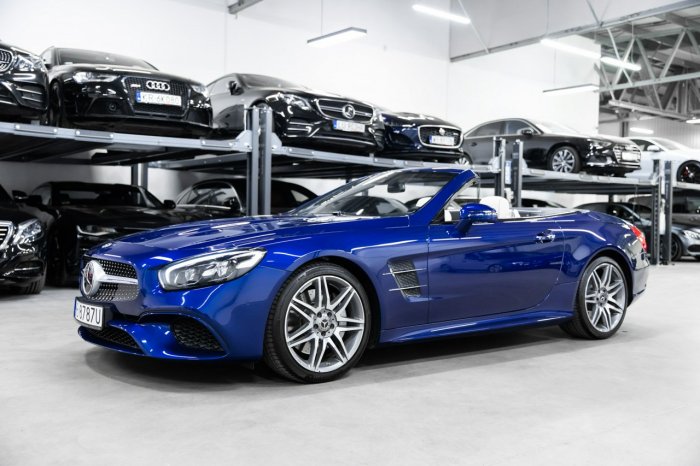 Mercedes SL 500 4.7 V8. Salon Polska. 1 wł. Jak nowy. Ostatni SL z 4.7 V8 Biturbo. R231 (2012-)